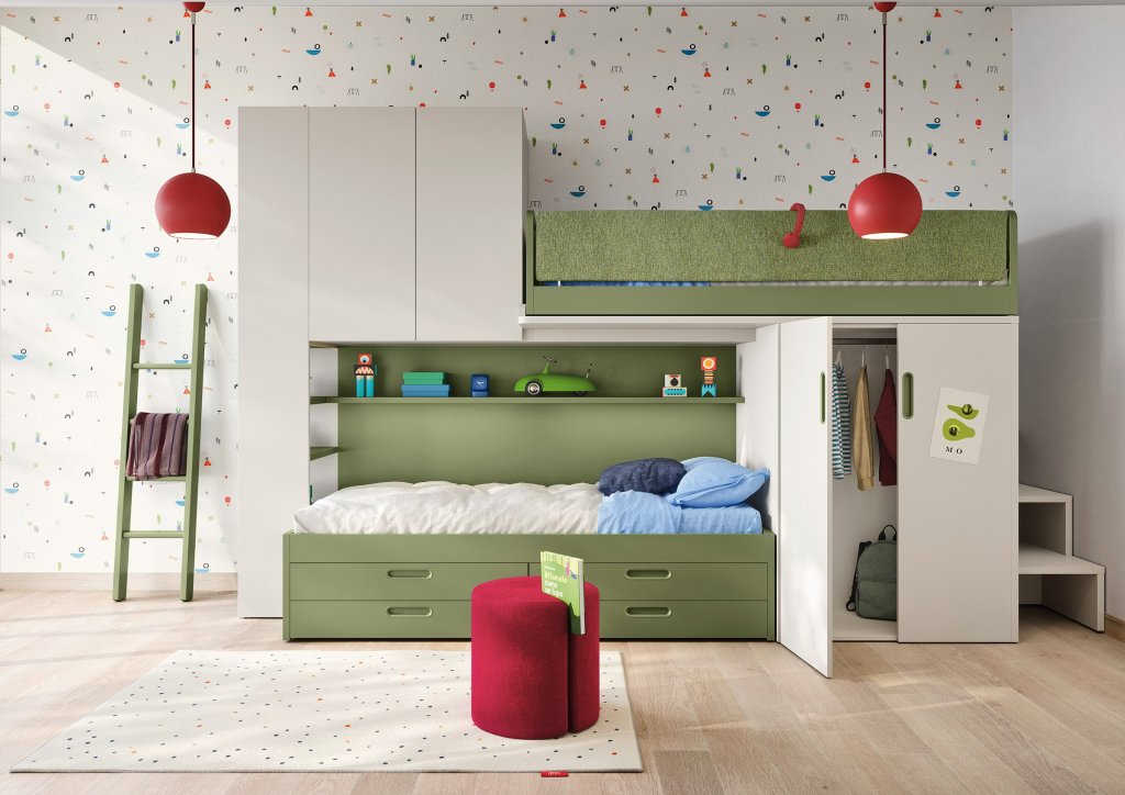 camerette con due letti e poco spazio 20 rzrobi