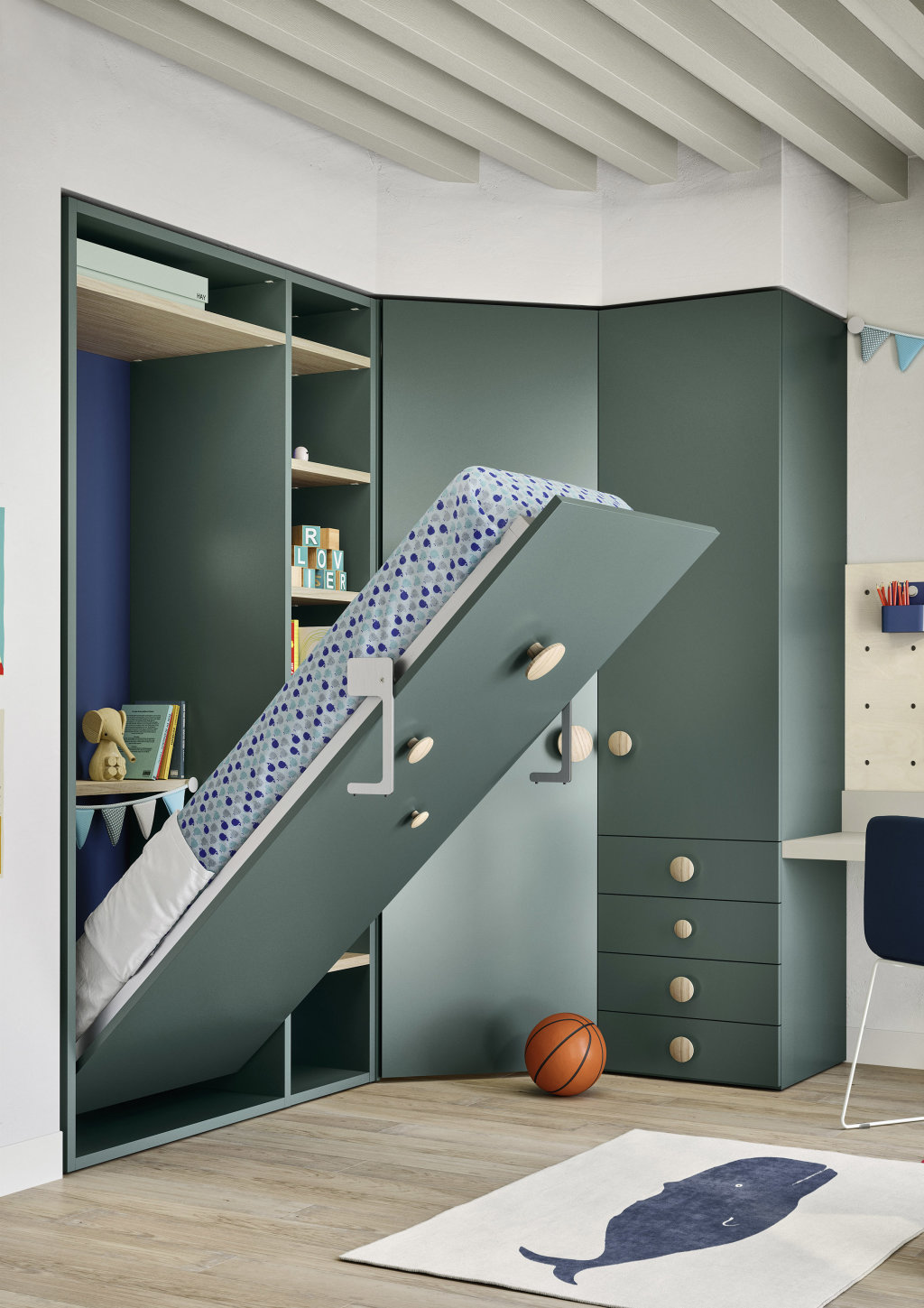 Letti Salvaspazio Letto a ribalta Twiddy Ambient 2