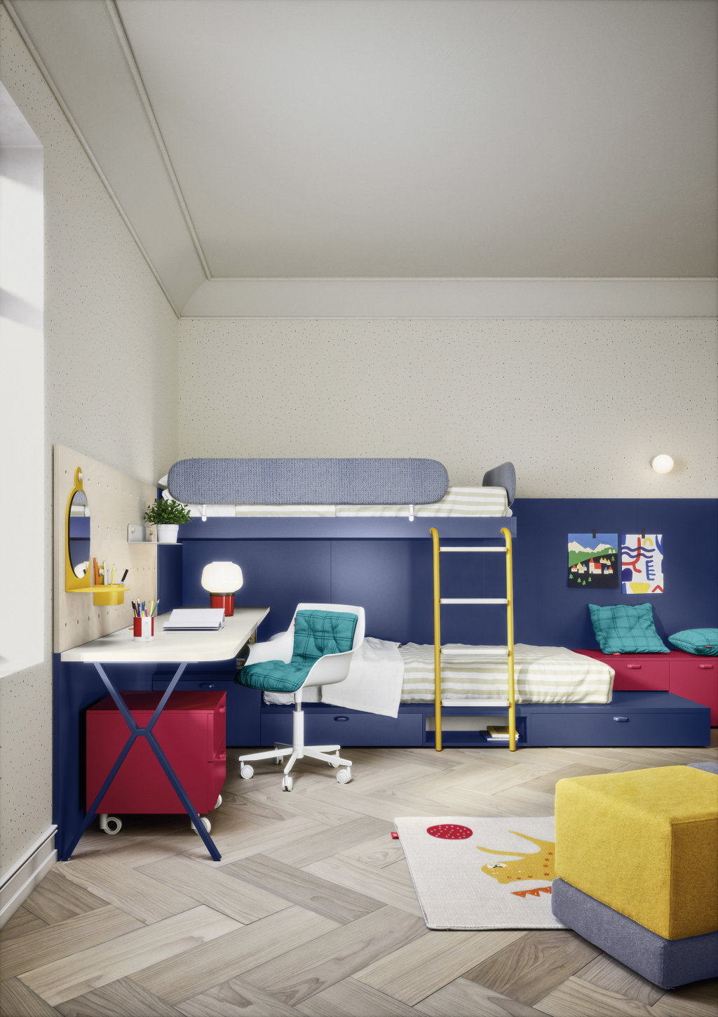 Letti a castello Dots Ambient 8