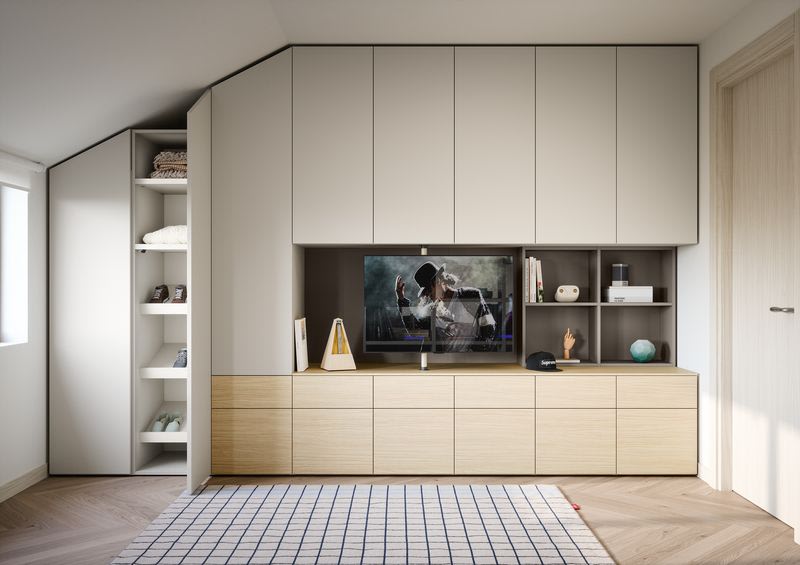 camera da letto moderna ragazza 1