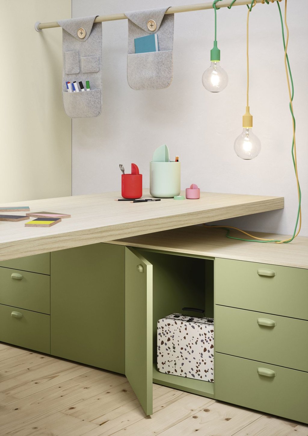 idee pareti cameretta come rendere lo spazio creativo e accogliente 21