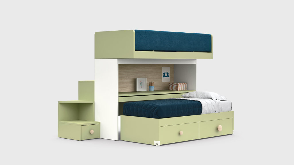 Letti a castello Scorrevole Skid STILL 5