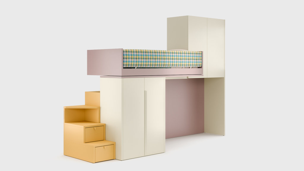 Letti a soppalco Letti a soppalco scorrevole Skid STILL 4