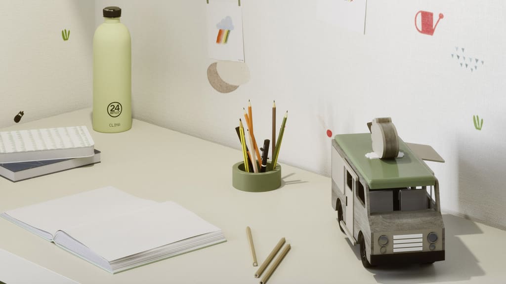 cameretta accessori scrivanie Portapenne Passacavi Ambient 1 mcj5hq