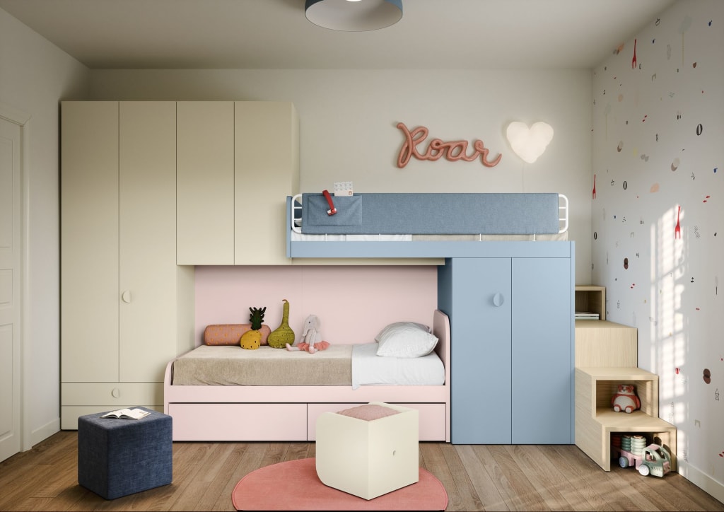 idee pareti cameretta come rendere lo spazio creativo e accogliente 4