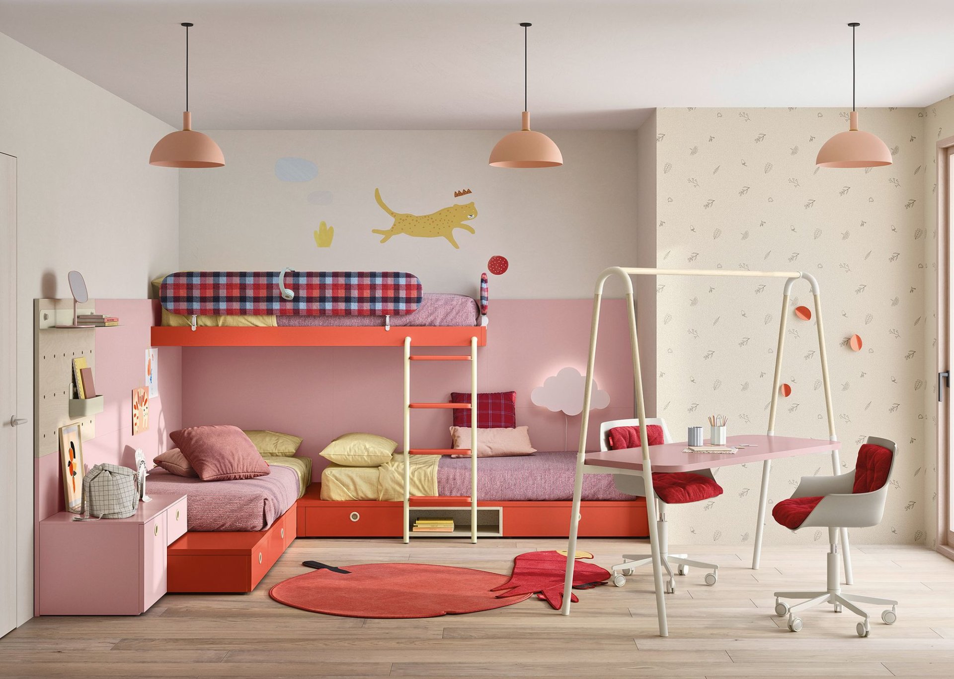 idee pareti cameretta come rendere lo spazio creativo e accogliente 1