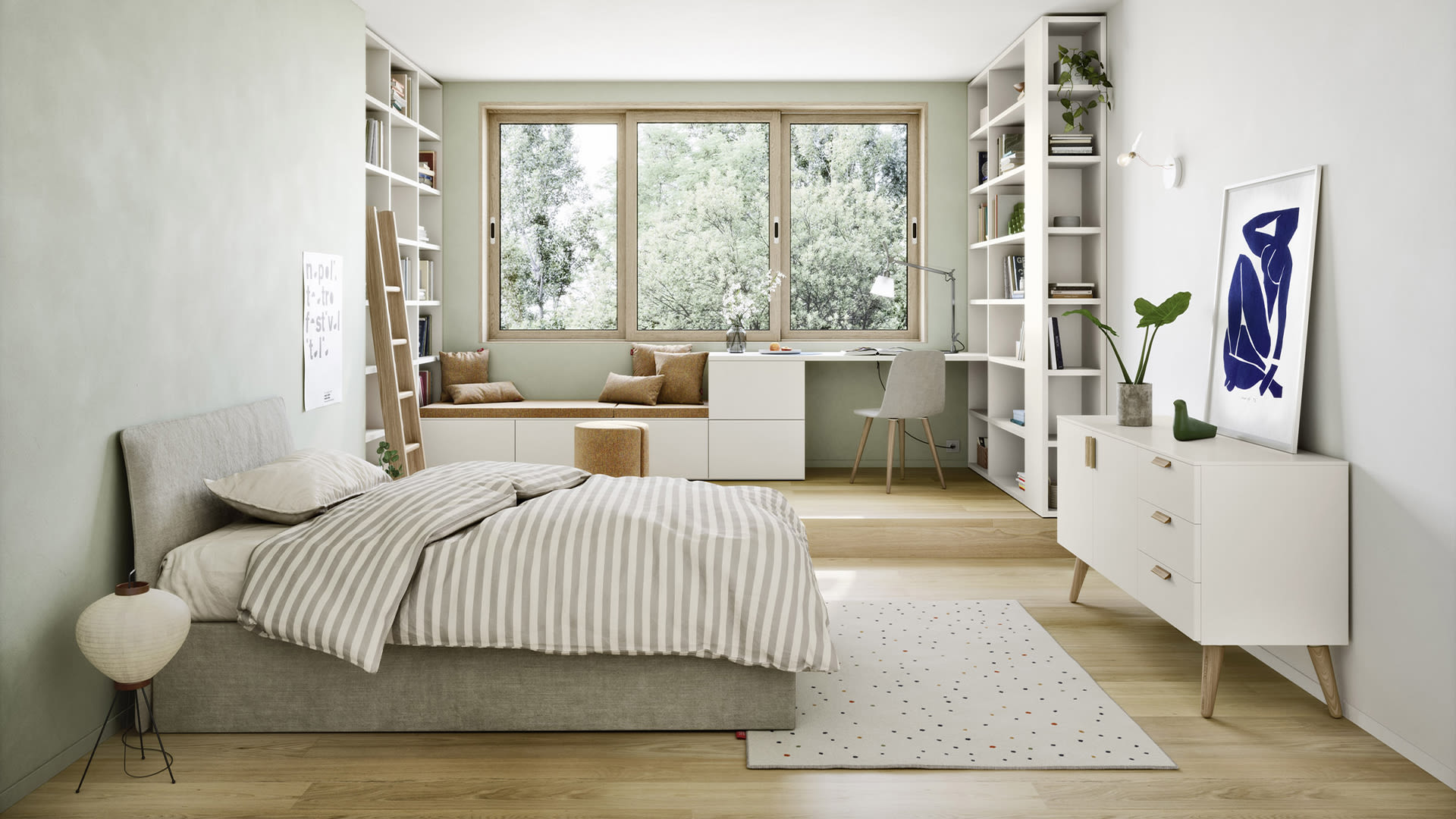 Letti Singoli Flare Ambient 1 mtqg62