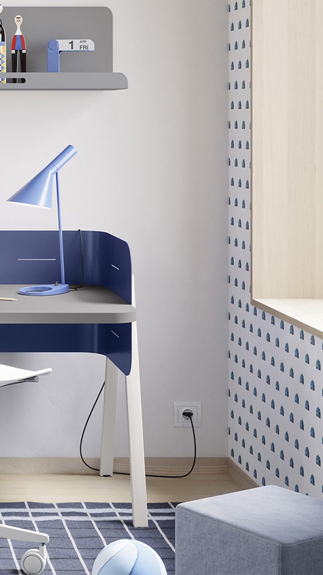 Carte da parati House Blue Ambient 1