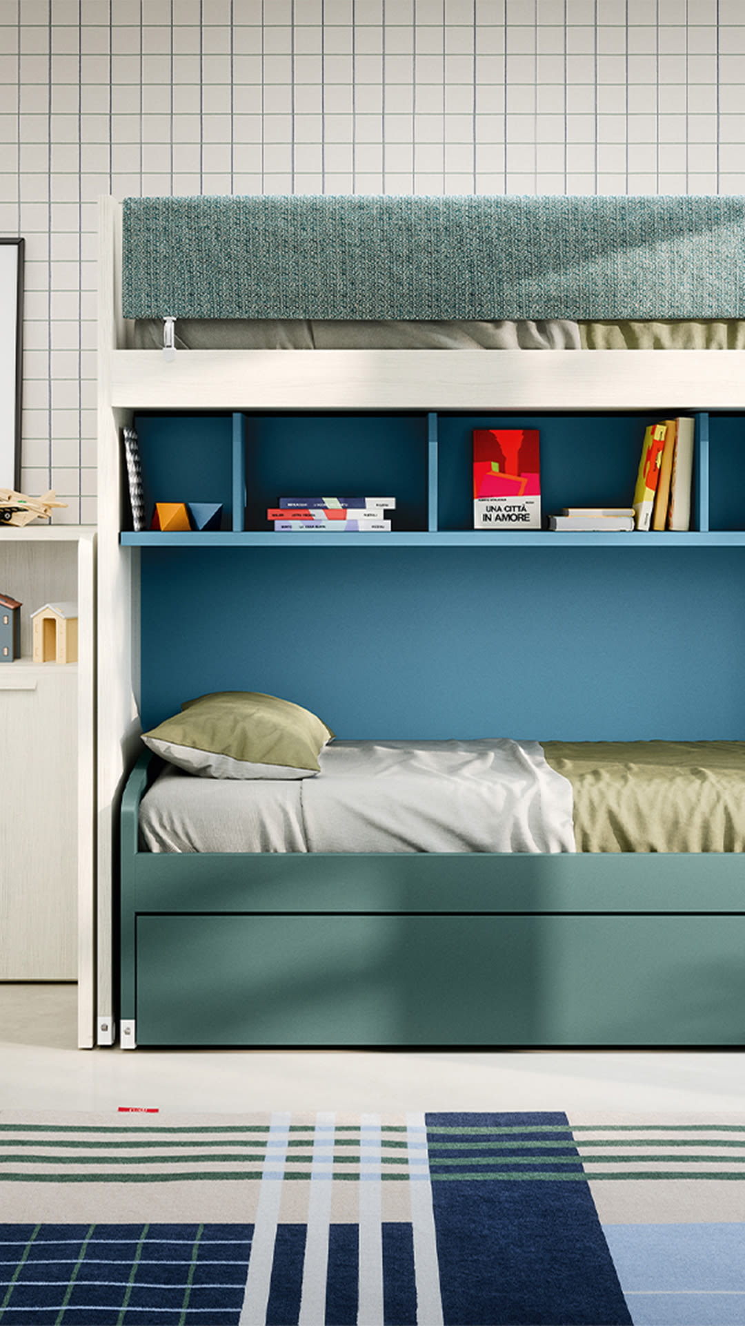 Letti a castello Scorrevole Slot Ambient 1 wen29a