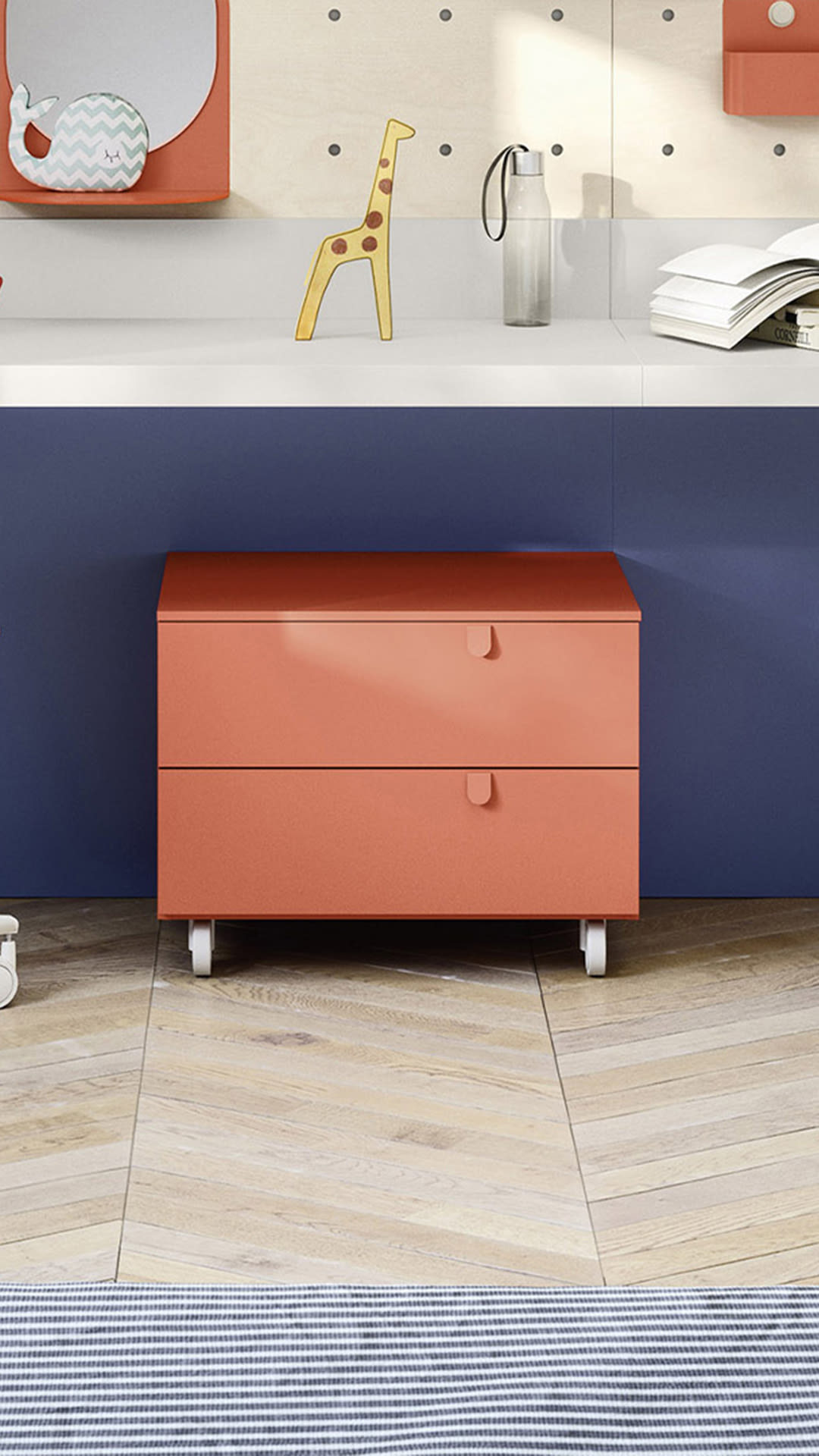 cameretta accessori scrivanie Cassettiere su ruote Ambient 1 qsgueb